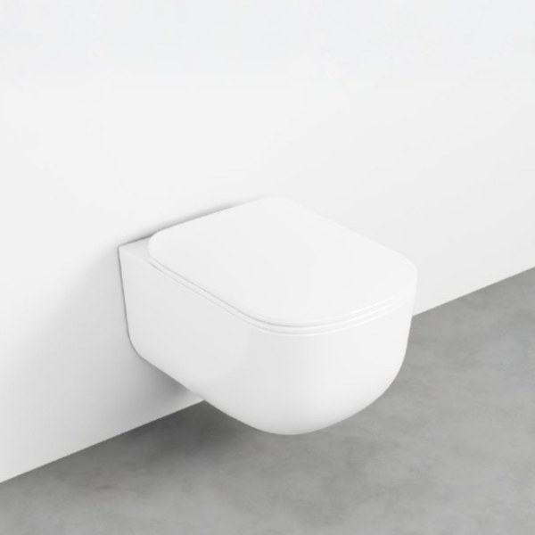 Picture of Era wc, ceramic, wall hung, white, glossy, 37x53 cm