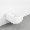 Picture of Era bidet, ceramic, wall hung, white, glossy, 37x53 cm