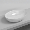 Picture of Eco oval basin, ceramic, countertop, white, glossy, 62x45cm