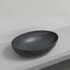 Picture of Bacinella oval basin, ceramic, countertop, lavagna, matte, 62x45cm