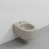 Picture of Itaca bidet, ceramic, wall hung, avena, matte, 37x53 cm