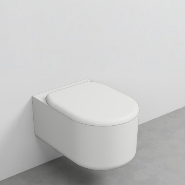 Picture of Itaca wc, ceramic, wall hung, talco, matte, 37x53 cm