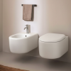 Picture of Itaca wc, ceramic, wall hung, talco, matte, 37x53 cm
