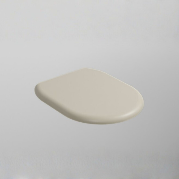 Picture of Itaca seat cover, resin, soft close, linen, matte, 37x53 cm