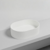 Picture of Theo oval basin, ceramic, countertop, talco, matte, 55x40 cm
