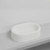 Picture of Itaca oval basin, ceramic, countertop/freestanding, talco, matte, 65x45 cm