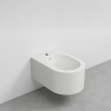Picture of Otis bidet, ceramic, wall hung, talco, matte, 38.5x56 cm