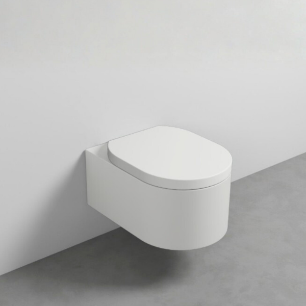 Picture of Otis wc, ceramic, wall hung, talco, matte, 56x38.5 cm