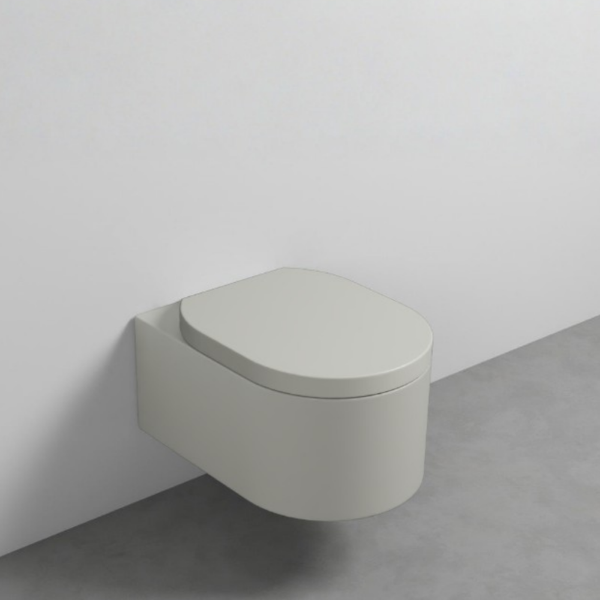 Picture of Otis wc, ceramic, wall hung, pomice matte, 56x38.5 cm