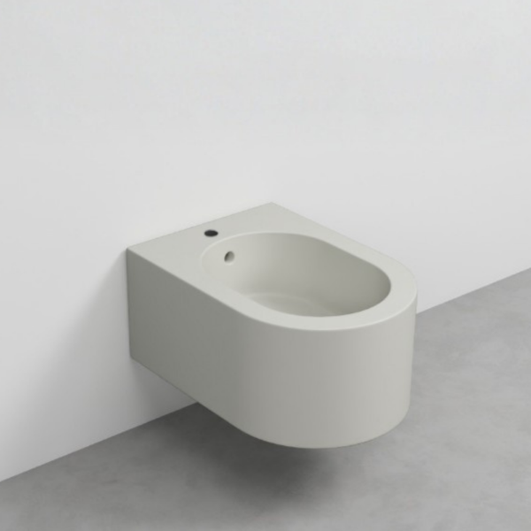 Picture of Otis bidet, ceramic, wall hung, pomice matte, 38.5x56 cm