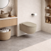 Picture of Otis wc, ceramic, wall hung, linen matte, 38.5x56 cm