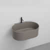Picture of Otis oval basin, ceramic, wall hung, talpa glossy, 60x46 cm