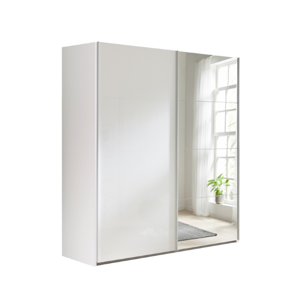 Picture of Wardrobe, systema, with two sliding doors, white, 200x220cm
