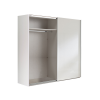 Picture of Wardrobe, systema, with two sliding doors, white, 250x220cm