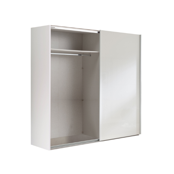 Picture of Wardrobe, systema, with two sliding doors, white, 250x220cm