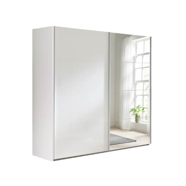 Picture of Wardrobe, systema, with two sliding doors, white, 250x220cm