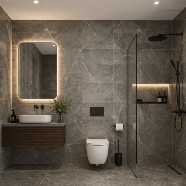 Picture of Floor tile rialto, stone effect, matt, 9mm 30x60