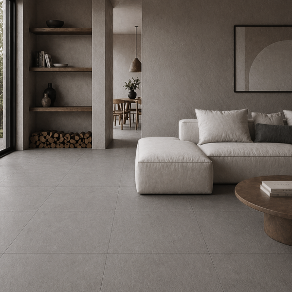 Picture of Floor tile newton, cement effect, matt, 9mm 75x75