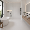 Picture of Floor tile eco white, plain effect, matt, 6mm 120x280