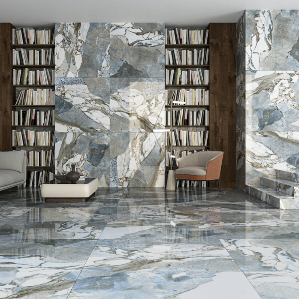 Picture of Floor tile ravello, marble effect, matt, 60x120