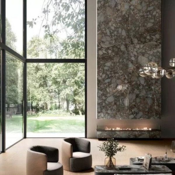 Picture of Floor tile nature mood, marble effect, matt, 6mm 120x280