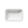 Picture of Pura rectangular basin, ceramic, under-counter, white, glossy, 55x38 cm