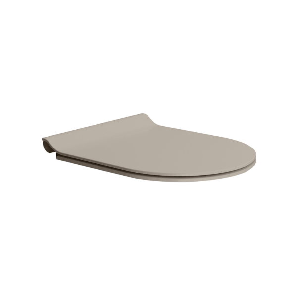 Picture of Pura seat cover, soft close, light brown, matte, 45.5x36.5 cm
