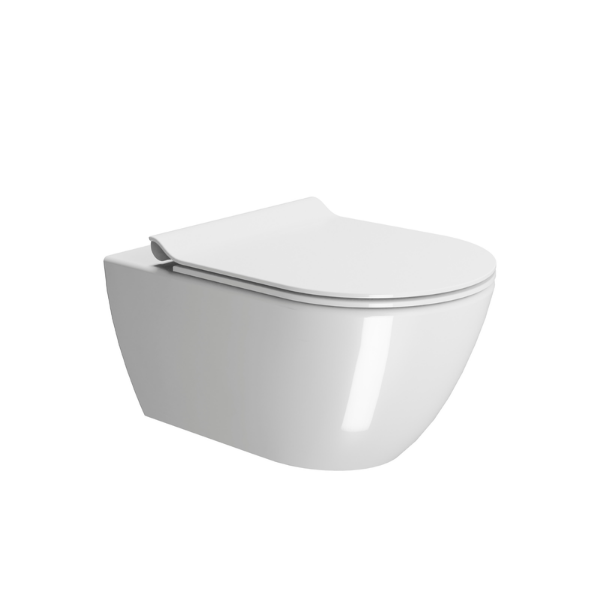 Picture of Pura wc, ceramic, wall hung, white, glossy, 55x36 cm