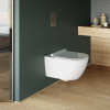 Picture of Pura wc, ceramic, wall hung, white, glossy, 55x36 cm