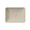 Picture of Nubes rectangular basin, ceramic, freestanding, light beige, matte, 50x38 cm