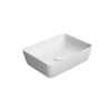 Picture of Nubes rectangular basin, ceramic, freestanding, white, matte, 50x38 cm