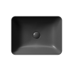 Picture of Nubes rectangular basin, ceramic, freestanding, anthracite, matte, 50x38 cm