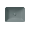Picture of Nubes rectangular basin, ceramic, freestanding, agave, matte, 50x38 cm