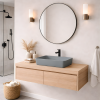 Picture of Nubes rectangular basin, ceramic, freestanding, agave, matte, 50x38 cm