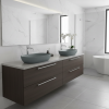 Picture of Nubes rectangular basin, ceramic, freestanding, agave, matte, 60x38 cm