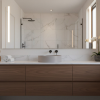 Picture of Kube x round basin, ceramic, countertop, light brown, matte, 45 cm