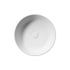 Picture of Kube x round basin, ceramic, countertop, white, matte, 45 cm
