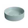Picture of Kube x round basin, ceramic, countertop, ice mint, matte, 45 cm