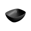 Picture of Nubes rectangular basin, ceramic, freestanding, anthracite, matte, 40x35 cm