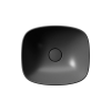 Picture of Nubes rectangular basin, ceramic, freestanding, anthracite, matte, 40x35 cm