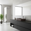 Picture of Nubes rectangular basin, ceramic, freestanding, bistro opaco, 50x38 cm