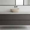 Picture of Nubes rectangular basin, ceramic, freestanding, light beige, matte, 40x35 cm