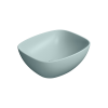 Picture of Nubes rectangular basin, ceramic, freestanding, ice mint, matte, 40x35 cm