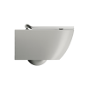 Picture of Nura wc, ceramic, wall hung, light grey, matte, 55x36 cm