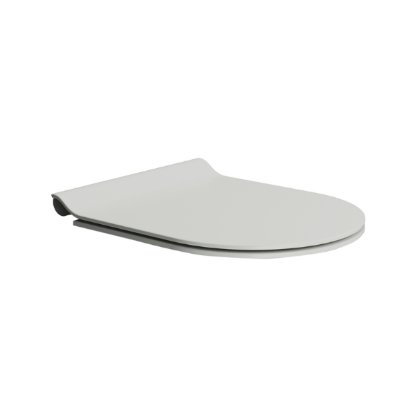 Picture of Pura seat cover, soft close, light grey, matte, 45.5x36.5 cm
