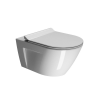 Picture of Norm wc, ceramic, wall hung, white, glossy, 55x36 cm
