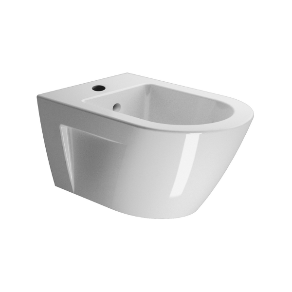 Picture of Norm bidet, ceramic, wall hung, white, glossy, 55x36 cm
