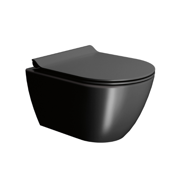 Picture of Pura wc, ceramic, wall hung, anthracite, matte, 50x36 cm