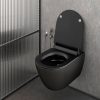 Picture of Pura wc, ceramic, wall hung, anthracite, matte, 50x36 cm