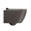 Picture of Pura wc, ceramic, wall hung, dark brown, matte, 50x36 cm